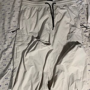 H&M White Cargo Pants Size Small